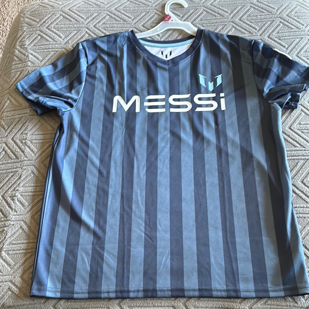 Messi Striped Blue Jersey